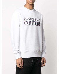 weißes bedrucktes Sweatshirt von VERSACE JEANS COUTURE