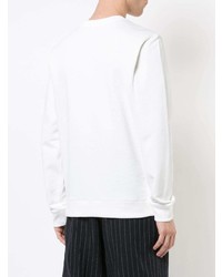 weißes bedrucktes Sweatshirt von A.P.C.