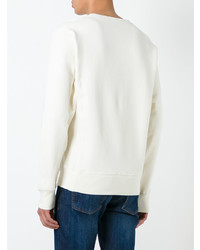 weißes bedrucktes Sweatshirt von Stella McCartney