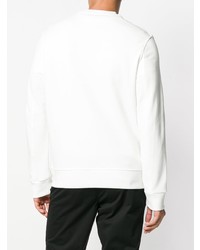 weißes bedrucktes Sweatshirt von Neil Barrett