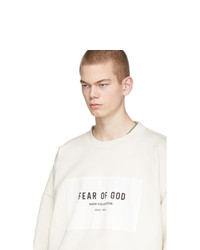 weißes bedrucktes Sweatshirt von Fear Of God