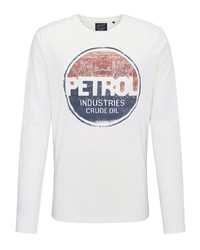 weißes bedrucktes Sweatshirt von Petrol Industries