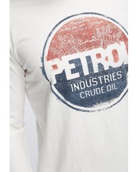 weißes bedrucktes Sweatshirt von Petrol Industries