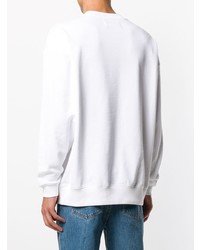 weißes bedrucktes Sweatshirt von Calvin Klein Jeans