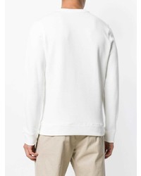 weißes bedrucktes Sweatshirt von A.P.C.