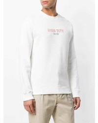 weißes bedrucktes Sweatshirt von A.P.C.