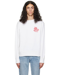 weißes bedrucktes Sweatshirt von rag & bone