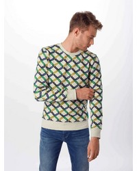 weißes bedrucktes Sweatshirt von Scotch & Soda