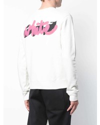 weißes bedrucktes Sweatshirt von Off-White