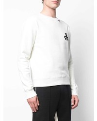 weißes bedrucktes Sweatshirt von Off-White