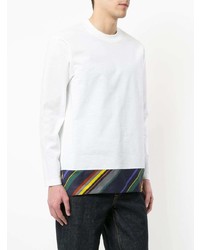 weißes bedrucktes Sweatshirt von Kolor