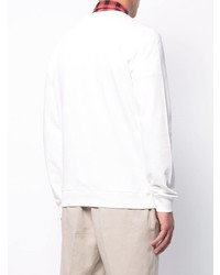 weißes bedrucktes Sweatshirt von A.P.C.
