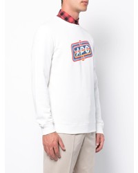 weißes bedrucktes Sweatshirt von A.P.C.