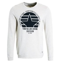weißes bedrucktes Sweatshirt von Tom Tailor