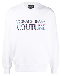 weißes bedrucktes Sweatshirt von VERSACE JEANS COUTURE
