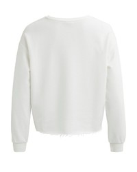 weißes bedrucktes Sweatshirt von Vila