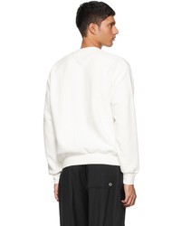 weißes bedrucktes Sweatshirt von 4SDESIGNS