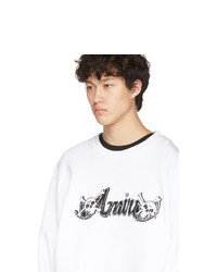 weißes bedrucktes Sweatshirt von Amiri
