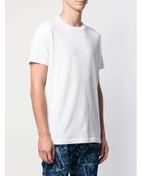 weißes bedrucktes T-Shirt mit einem Rundhalsausschnitt von DSQUARED2