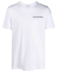 weißes bedrucktes T-Shirt mit einem Rundhalsausschnitt von Ballantyne