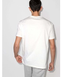 weißes bedrucktes T-Shirt mit einem Rundhalsausschnitt von Polo Ralph Lauren