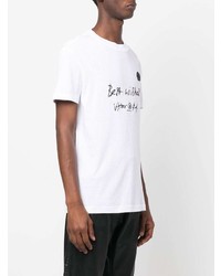 weißes bedrucktes T-Shirt mit einem Rundhalsausschnitt von Viktor & Rolf