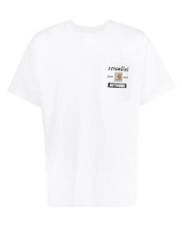 weißes bedrucktes T-Shirt mit einem Rundhalsausschnitt von Carhartt WIP