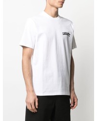 weißes bedrucktes T-Shirt mit einem Rundhalsausschnitt von Carhartt WIP