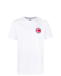 weißes bedrucktes T-Shirt mit einem Rundhalsausschnitt von Colmar