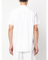 weißes bedrucktes T-Shirt mit einem Rundhalsausschnitt von Comme Des Garcons SHIRT