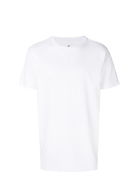 weißes bedrucktes T-Shirt mit einem Rundhalsausschnitt von .Complain