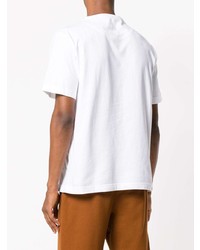 weißes bedrucktes T-Shirt mit einem Rundhalsausschnitt von Missoni Mare