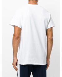 weißes bedrucktes T-Shirt mit einem Rundhalsausschnitt von Thrasher