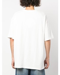 weißes bedrucktes T-Shirt mit einem Rundhalsausschnitt von 1989 STUDIO