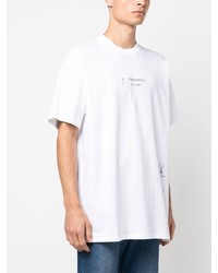 weißes bedrucktes T-Shirt mit einem Rundhalsausschnitt von Carhartt WIP