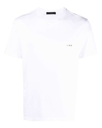 weißes bedrucktes T-Shirt mit einem Rundhalsausschnitt von IRO