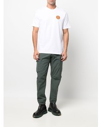 weißes bedrucktes T-Shirt mit einem Rundhalsausschnitt von Carhartt WIP