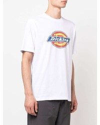 weißes bedrucktes T-Shirt mit einem Rundhalsausschnitt von Dickies