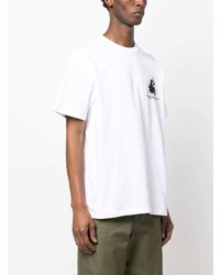 weißes bedrucktes T-Shirt mit einem Rundhalsausschnitt von Carhartt WIP