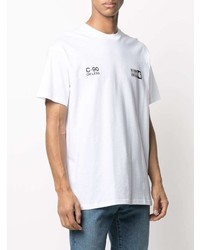 weißes bedrucktes T-Shirt mit einem Rundhalsausschnitt von Carhartt WIP