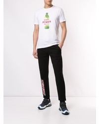 weißes bedrucktes T-Shirt mit einem Rundhalsausschnitt von Iceberg