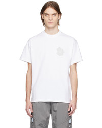 weißes bedrucktes T-Shirt mit einem Rundhalsausschnitt von Objects IV Life