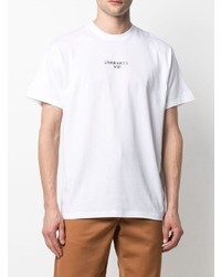 weißes bedrucktes T-Shirt mit einem Rundhalsausschnitt von Carhartt WIP