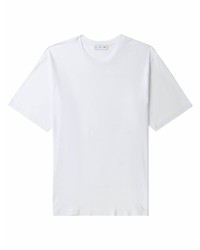 weißes bedrucktes T-Shirt mit einem Rundhalsausschnitt von Post Archive Faction