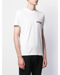 weißes bedrucktes T-Shirt mit einem Rundhalsausschnitt von Givenchy