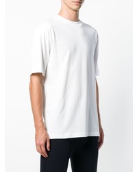 weißes bedrucktes T-Shirt mit einem Rundhalsausschnitt von Thames