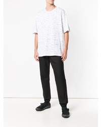 weißes bedrucktes T-Shirt mit einem Rundhalsausschnitt von 3.1 Phillip Lim