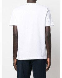weißes bedrucktes T-Shirt mit einem Rundhalsausschnitt von Rossignol