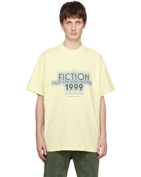 weißes bedrucktes T-Shirt mit einem Rundhalsausschnitt von Song For The Mute
