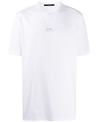 weißes bedrucktes T-Shirt mit einem Rundhalsausschnitt von Stampd